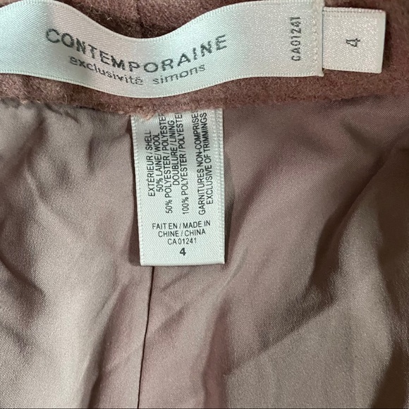 Simons Contemporaine Wool Blend Cropped Pants - Picture 6 of 10